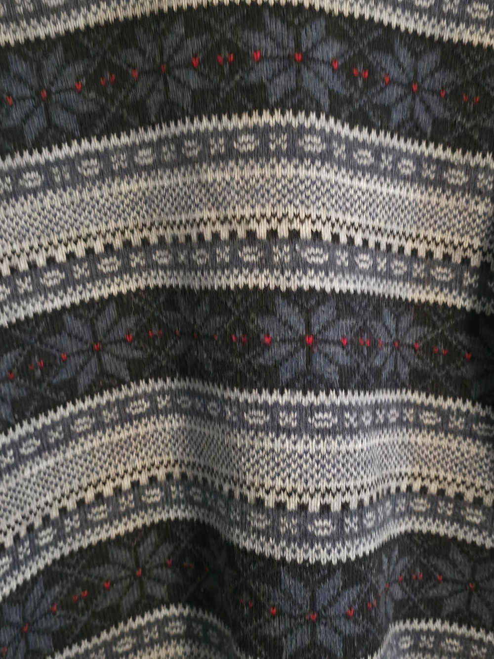 4/$67 Deal! Cozy Jules & James Crewneck Sweater in Navy and Gray - Picture 3 of 8